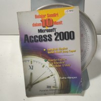 Image of Belajar sendiri Microsoft Access 2000